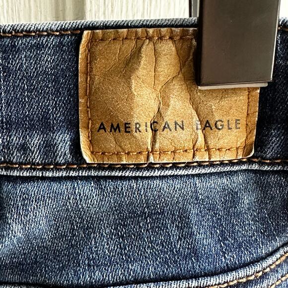 American Eagle Hi-Rise Shortie Cut-Off Jean Shorts - Picture 9 of 11